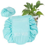 Zyravest Animal Print Drawstring Makeup Bag – Large-Capacity, Waterproof, Lazy Cosmetic Pouch for Fast Packing & Travel Storage