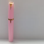 Zyravest Mini Electric Eyebrow Trimmer – Painless Lipstick-Style Razor with LED Light & 18K Gold-Plated Head for Precise, Gentle Hair Removal
