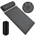 Zyravest Acupressure Massage Mat & Pillow Set – Kuznetsov Applicator for Back, Neck, Foot Pain Relief & Relaxation Yoga Mat