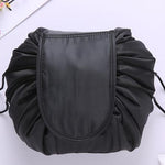 Zyravest Animal Print Drawstring Makeup Bag – Large-Capacity, Waterproof, Lazy Cosmetic Pouch for Fast Packing & Travel Storage