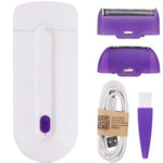 Zyravest Electric Laser Hair Removal Shaver – Painless & Rechargeable Finishing Touch Hair Remover for Face, Arms, Bikini & Sensitive Areas