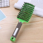 Zyravest Hairbrush Anti-Klit Detangler – Bristle & Nylon Scalp Massage Comb for Women