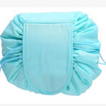 Zyravest Animal Print Drawstring Makeup Bag – Large-Capacity, Waterproof, Lazy Cosmetic Pouch for Fast Packing & Travel Storage