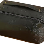Zyravest Embossed Leather Makeup Bag – Elegant PU Cosmetic Organizer Pouch for Daily Use or Wholesale Bulk Orders