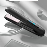 Zyravest Wireless Hair Straightener & Curler – 2-in-1 USB Rechargeable 5000mAh Cordless Flat Iron, 4 Temp Levels