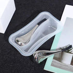 Zyravest Stainless Steel Face & Eye Massage Ice Scoop – Portable Cooling Tool for Puffiness Relief, Skin Tightening & Soothing Facial Massage