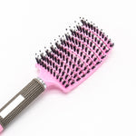 Zyravest Hairbrush Anti-Klit Detangler – Bristle & Nylon Scalp Massage Comb for Women