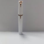 Zyravest Mini Electric Eyebrow Trimmer – Painless Lipstick-Style Razor with LED Light & 18K Gold-Plated Head for Precise, Gentle Hair Removal