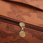 Zyravest Embossed Leather Makeup Bag – Elegant PU Cosmetic Organizer Pouch for Daily Use or Wholesale Bulk Orders