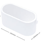 Zyravest Portable LED Makeup Mirror Organizer Box – Touch Sensor Light, Rechargeable, Foldable Desk Storage Case for Travel & Home Use