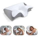 Zyravest 2-in-1 Memory Foam Cervical Pillow – Ergonomic Contour Neck Pillow with Washable Cover