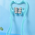 Zyravest 6-Wheel Neck Massager – Manual Roller with Bonus Jade Scraper for Neck, Shoulder & Stress Relief