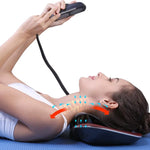 Zyravest Electric Neck & Shoulder Massager Pillow – Heat & Vibration for Relaxation and Comfort