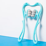 Zyravest 6-Wheel Neck Massager – Manual Roller with Bonus Jade Scraper for Neck, Shoulder & Stress Relief